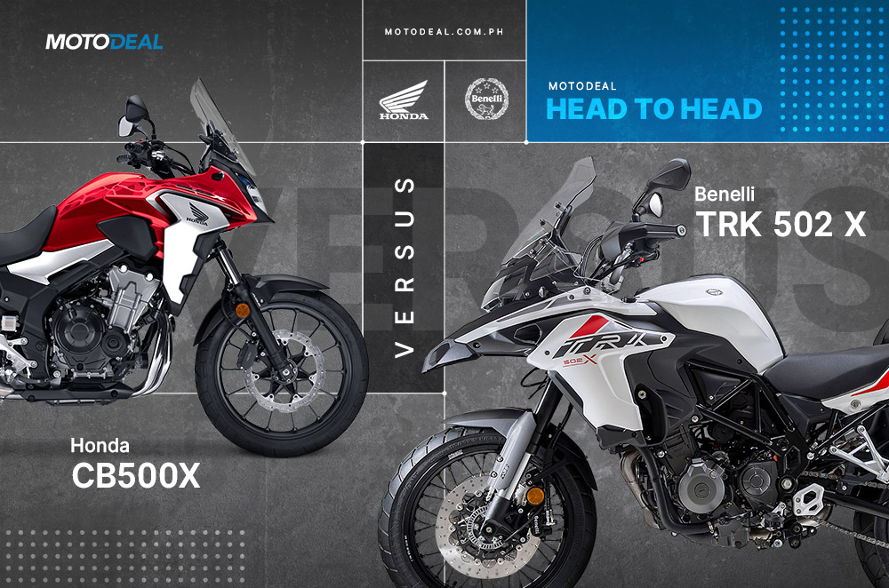 Honda CB500X versus Benelli TRK 502 X — Head to head