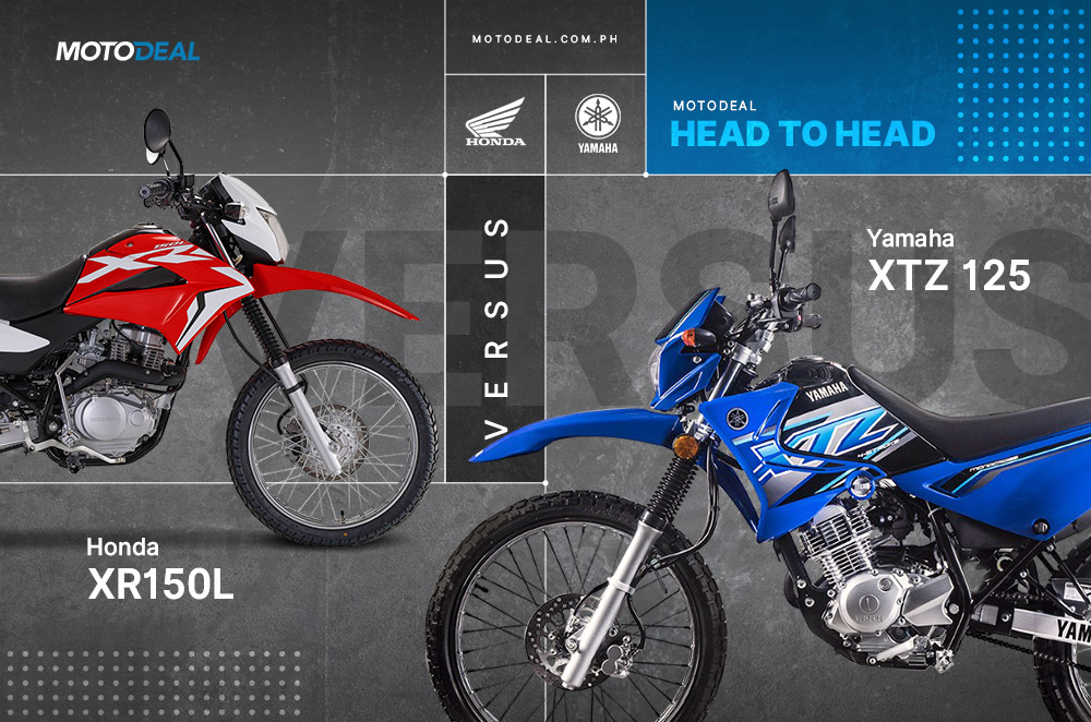 Honda XR150L versus Yamaha XTZ 125 - Head to | MotoDeal