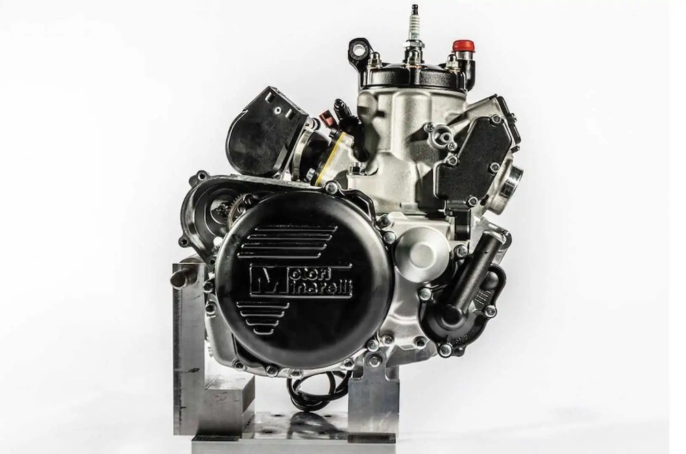 Italian engine builder Motori Minarelli showcases its new Euro 5-approved  two-stroke engine