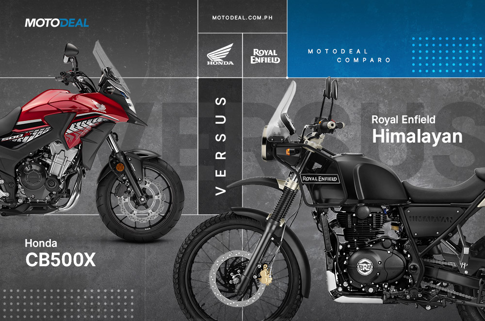 Honda CB500X vs Royal Enfield Himalayan Head to head MotoDeal