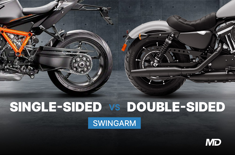 Single swing outlet arm bikes